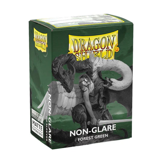 Dragon Shield 100ct Box Matte Non-glare Forest Green