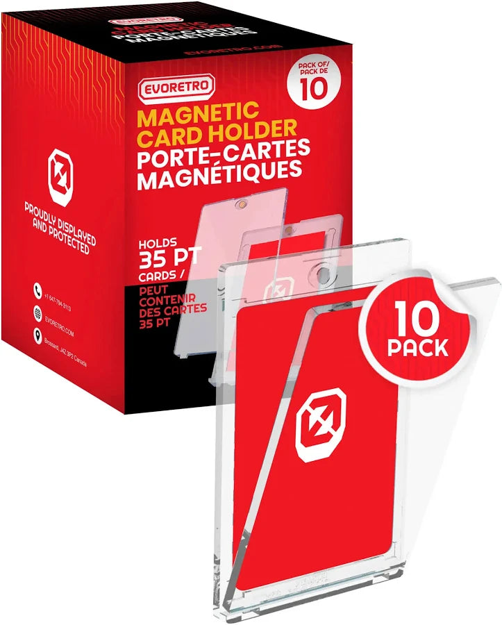 Evoretro: Magnetic Card Holder 10-Pack