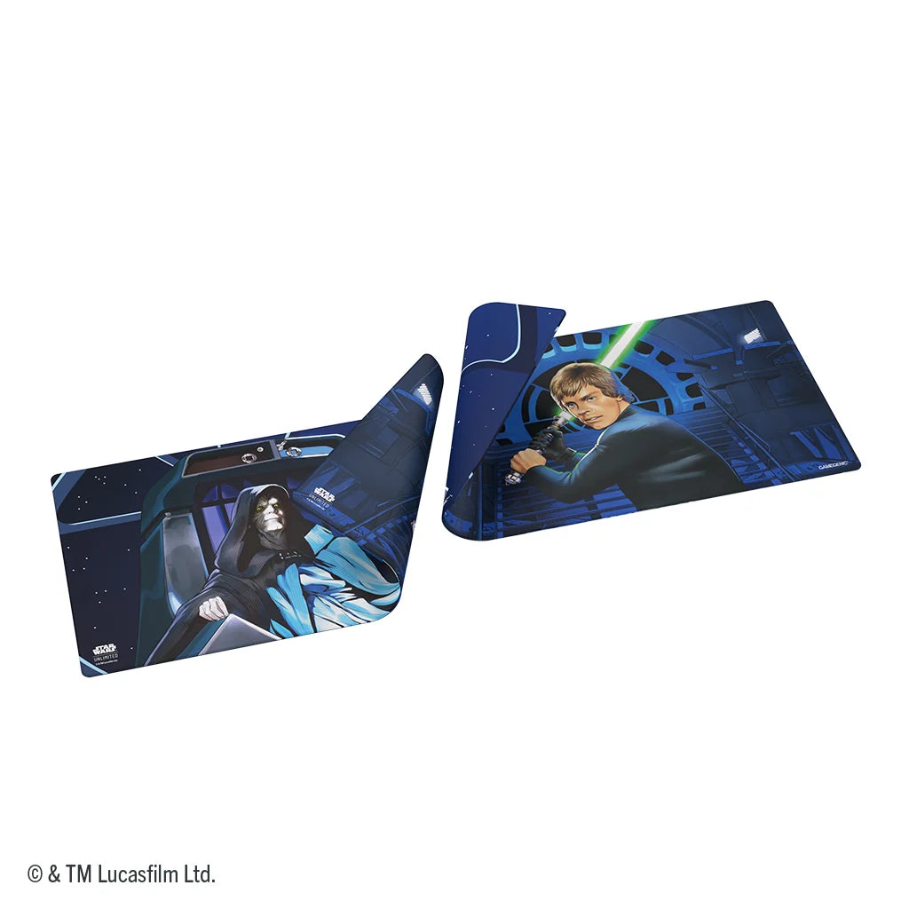 Game Genic: Playmat Star Wars Unlimited Double-Sided - Jedi Luke Skywalker & Emperor Palpatine