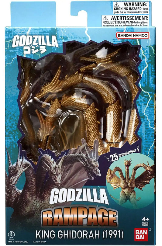 Bandai: 6 Inch Scale Action Figure Godzilla Rampage - King Ghidorah (1991)