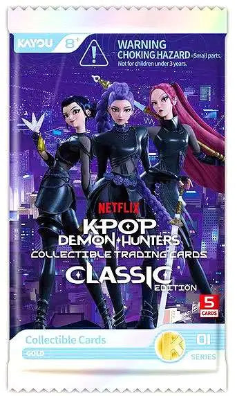 KPop Demon Hunters: Collectible Trading Cards - Classic Edition Booster Pack