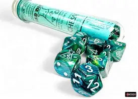 Lustrous Neptune/grey 7-die Set