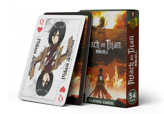 Manga Playing Cards - Attack On Titan