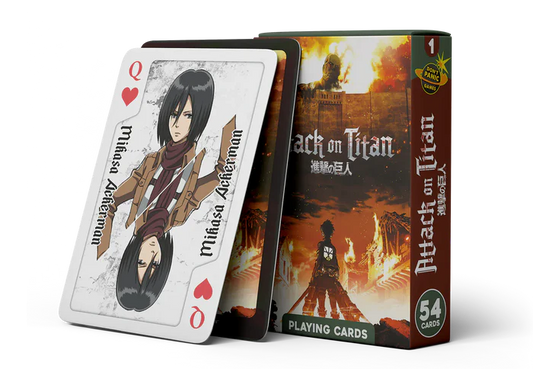 Manga Playing Cards - Attack On Titan