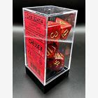 Mega-hedral Scarab Scarlet/gold 7pc Set