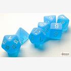 Frosted Mini 7 Die Set Caribbean Blue/white