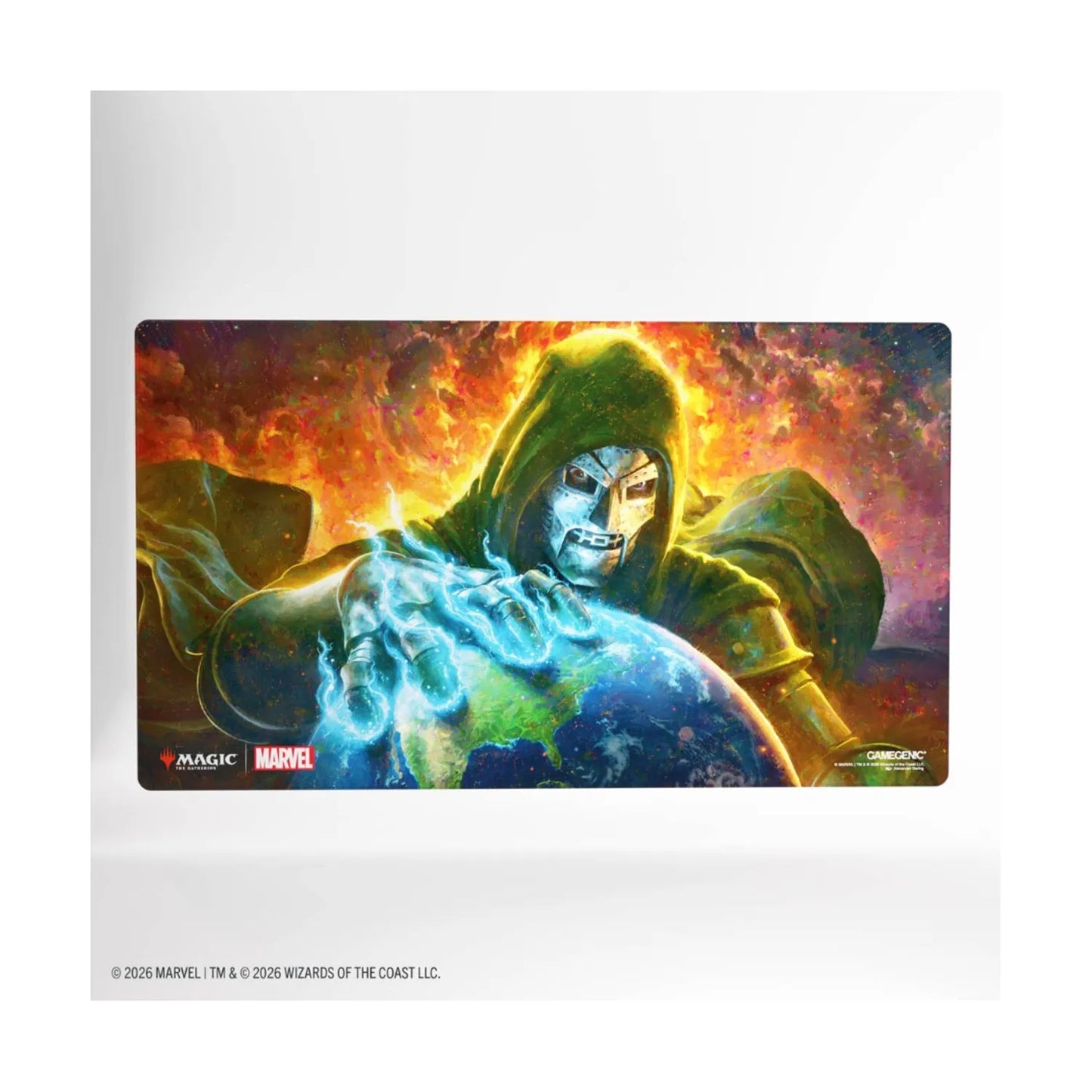 Game Genic: MTG Marvel Super Heroes Playmat Shiny Surface - Doom Reigns Supreme