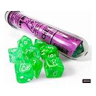 Nebula Gelatinous/white 7-die Set