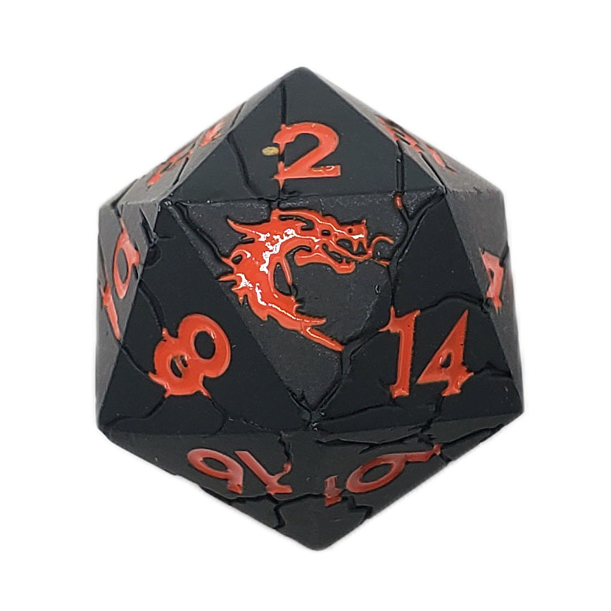 Old School Dice: Metal D20 Singles