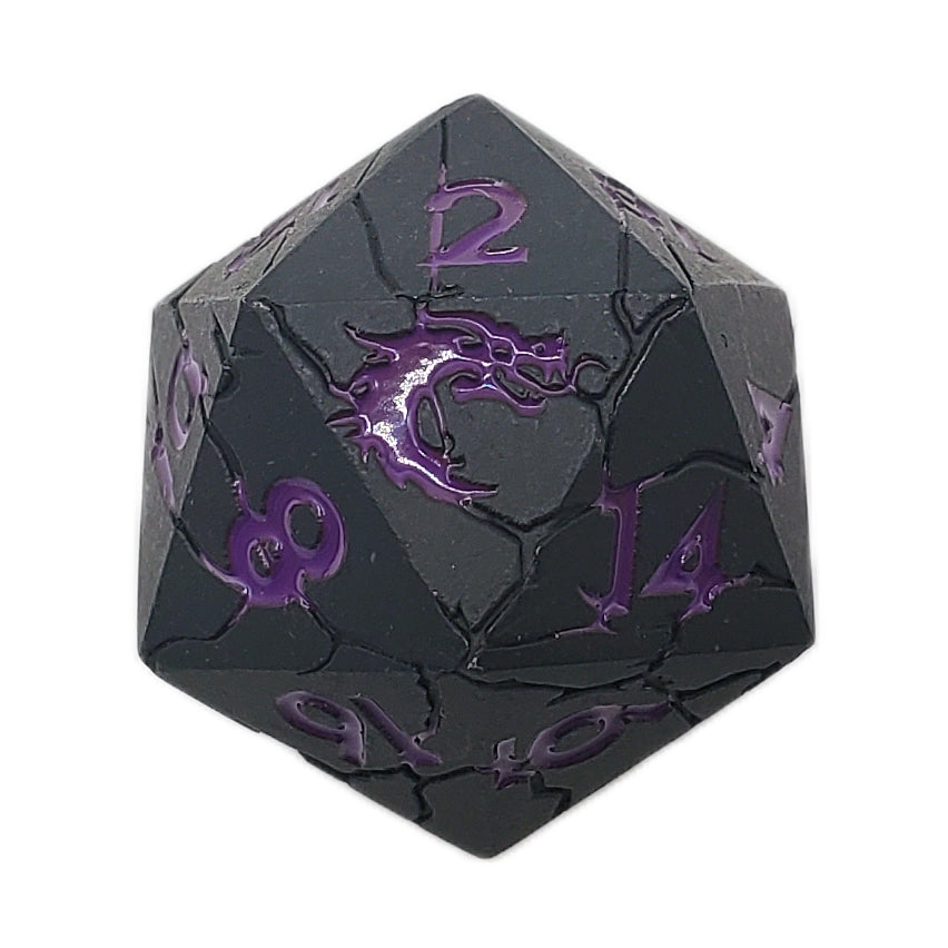 Old School Dice: Metal D20 Singles
