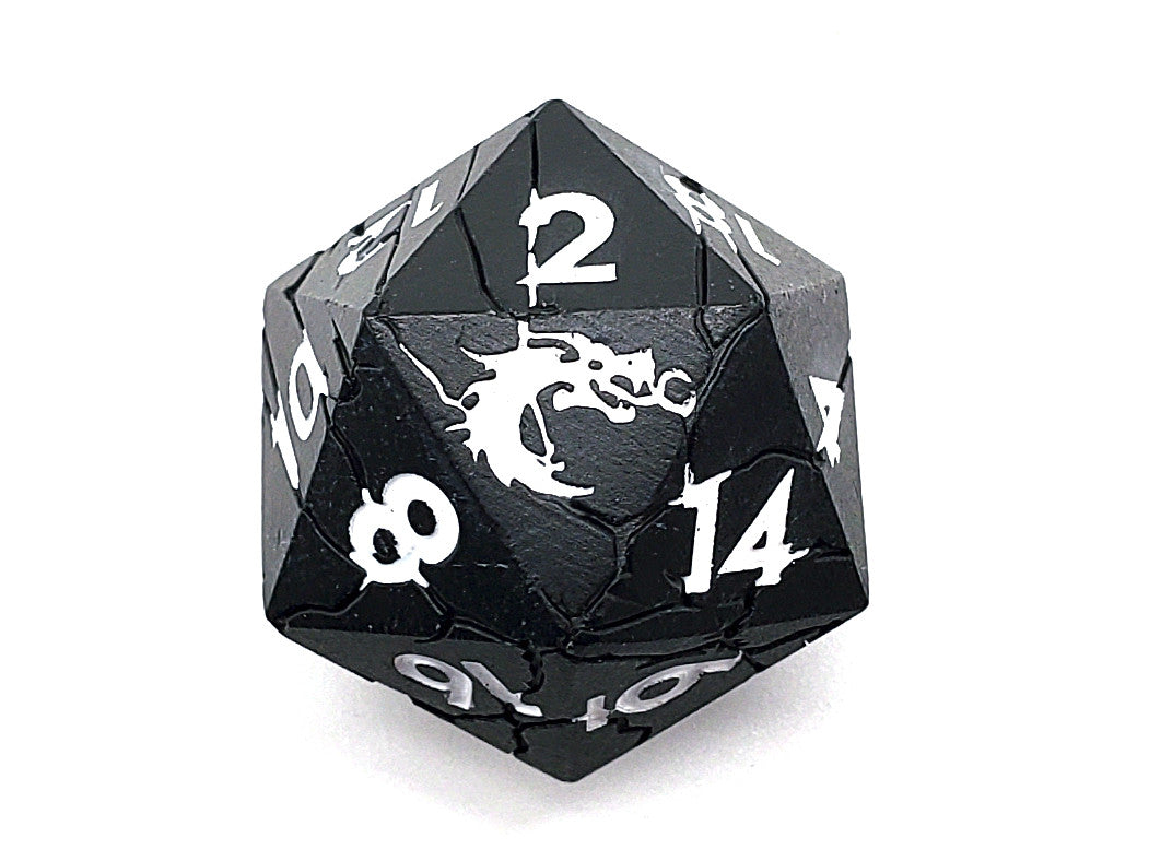 Old School Dice: Metal D20 Singles
