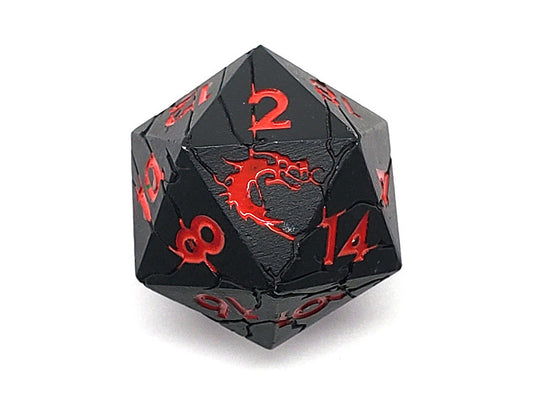 Old School Dice: Metal D20 Singles