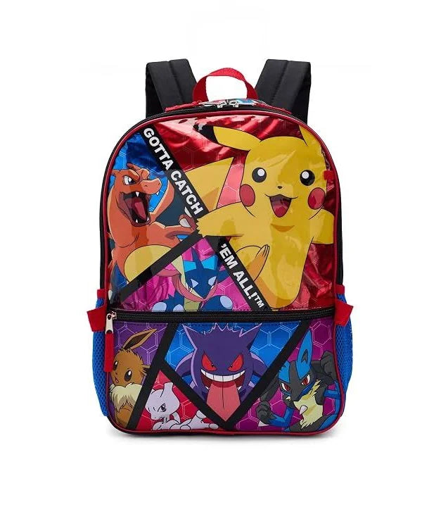 Backpack: 5-Piece Set Pokemon Characters