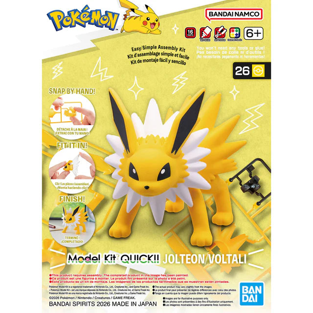 Pokemon Model Kit: Jolteon/Voltali