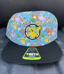 Pokemon Youth Hat with Rubber Pikachu Patch