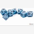 Opaque Pastel Blue/black 7-die Set