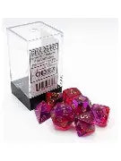 Gemini Trans Red-violet/gold 7 Die Set