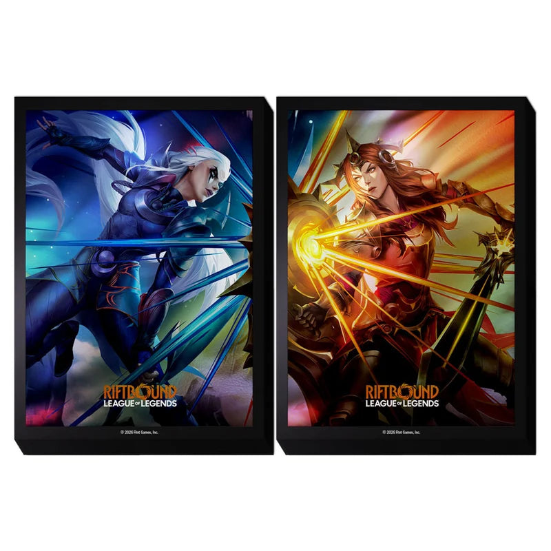 Riftbound: 100 Art Sleeves - Diana vs Leona