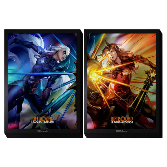 Riftbound: 100 Art Sleeves - Diana vs Leona