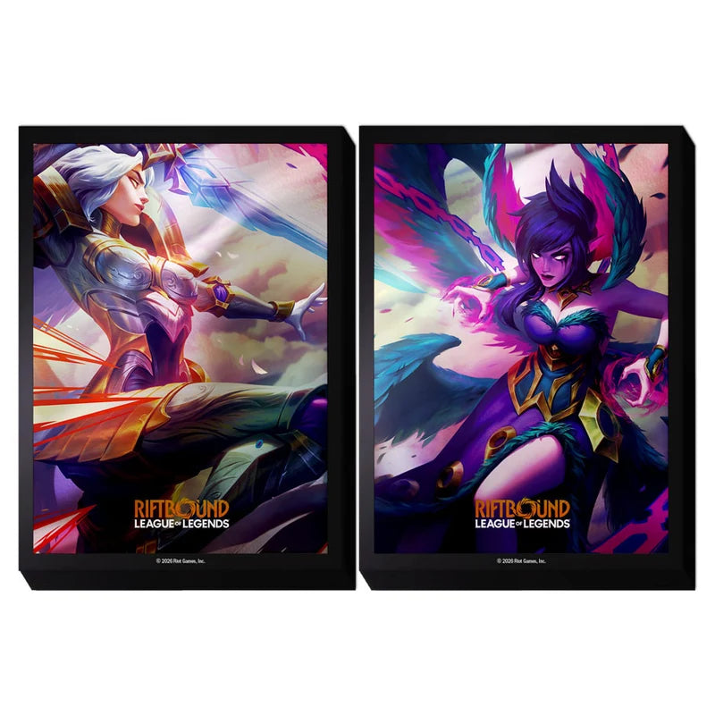 Riftbound: 100 Art Sleeves - Kayle vs Morgana