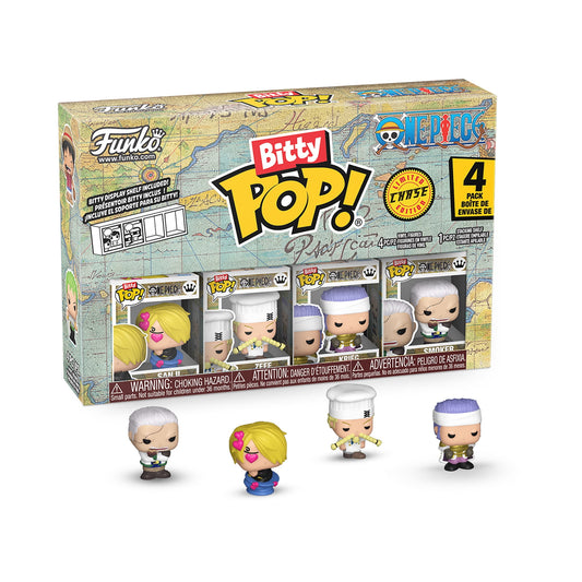 One Piece Sanji Funko Bitty Pop! Mini-figure 4-pack