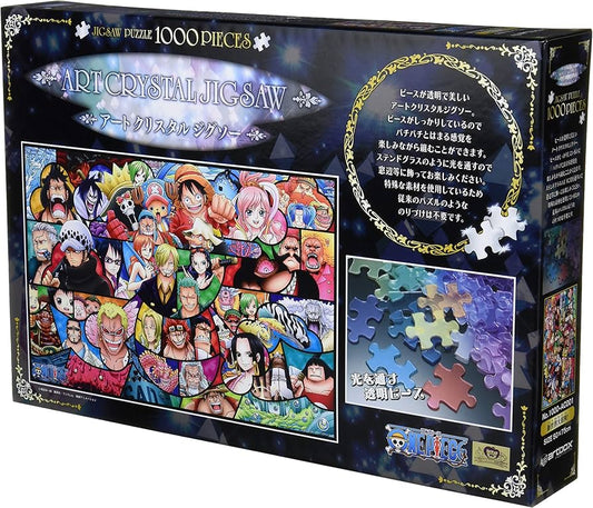 One Piece 1000-ac001 New World Great Adventure! Art Crystal Jigsaw Puzzle