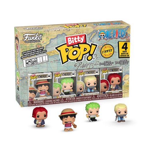 One Piece Monkey D. Luffy Funko Bitty Pop! Mini-figure 4-pack
