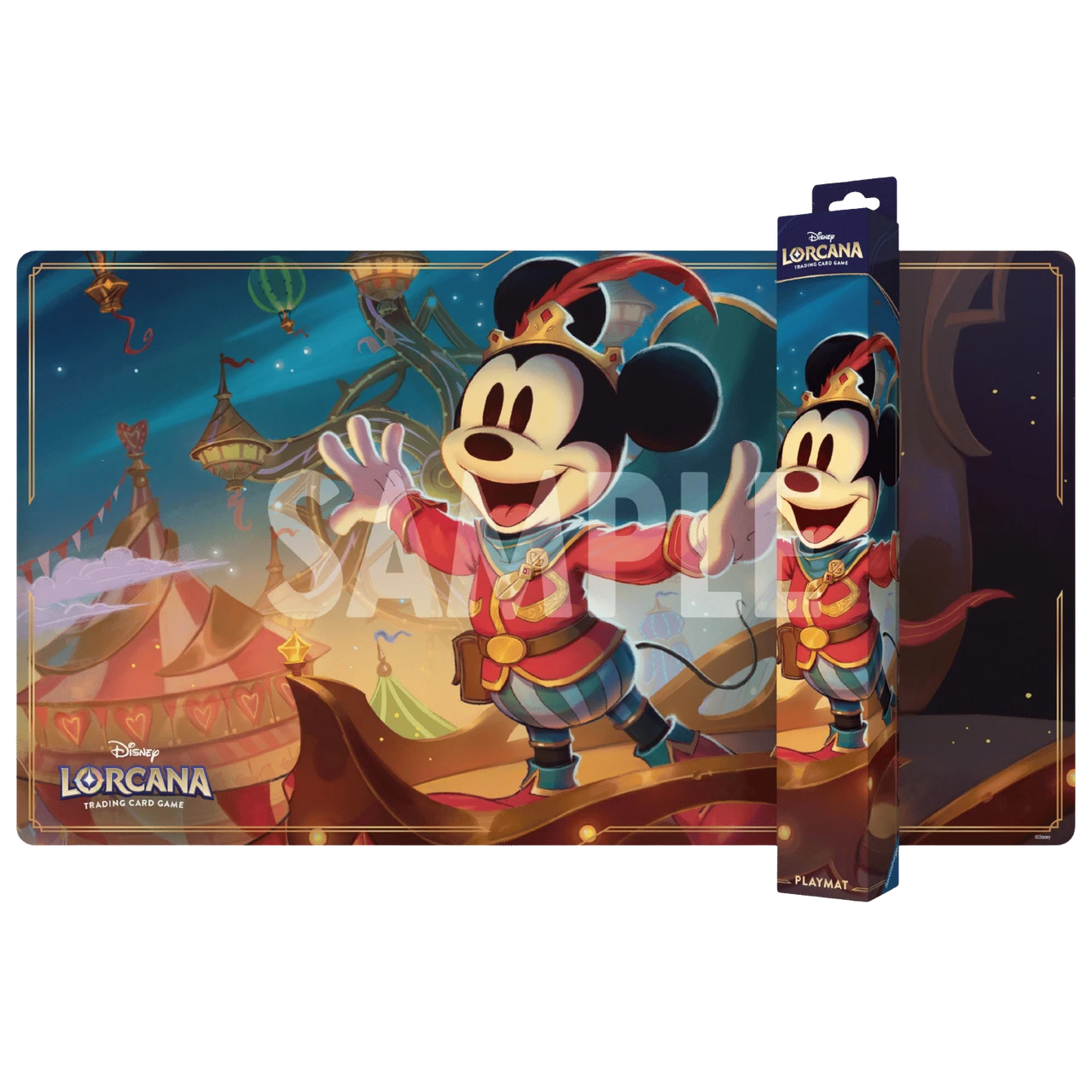 Playmat: Disney Lorcana- Whispers In The Well- Mickey Mouse, Brave Little Prince