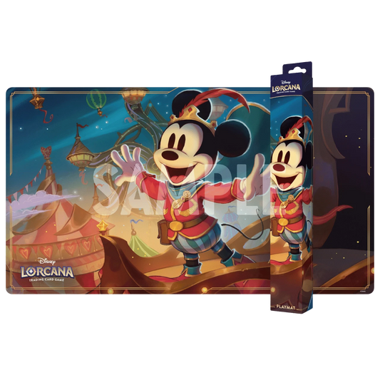 Playmat: Disney Lorcana- Whispers In The Well- Mickey Mouse, Brave Little Prince
