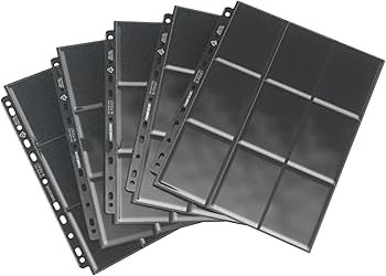 Game Genic: 18 Pocket Page Side-Loading Single - Black