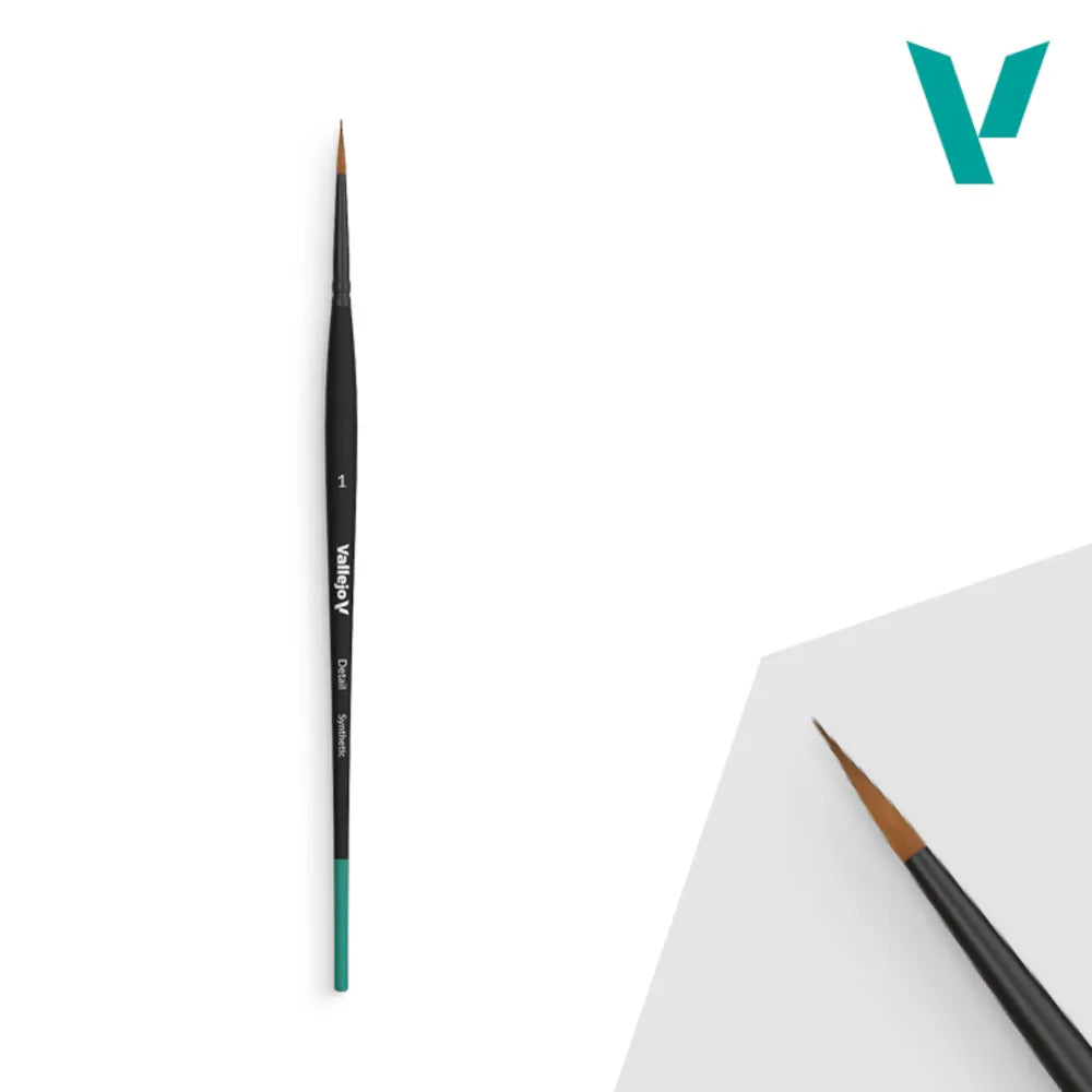 Vallejo: V Brush Round Synthetic Size 1